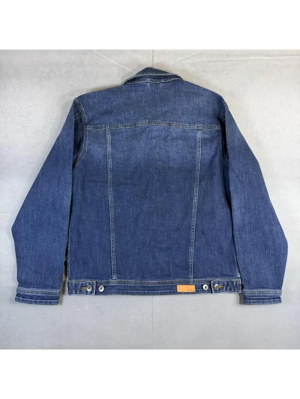 DU/ER Denim Trucker Jacket Men's Small Blue Performance Stretch All Season NWT - Picture 3 of 8